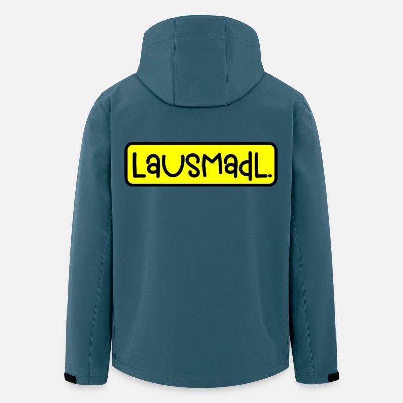 Lausmadl - Recycelte Männer Softshell-Jacke von Stanley/Stella - Dunkles Petrol