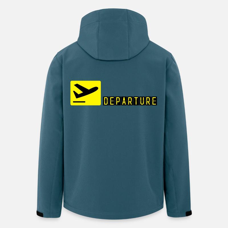Airplane taking off - Men’s Recycled Softshell Jacket by Stanley/Stella - stargazer