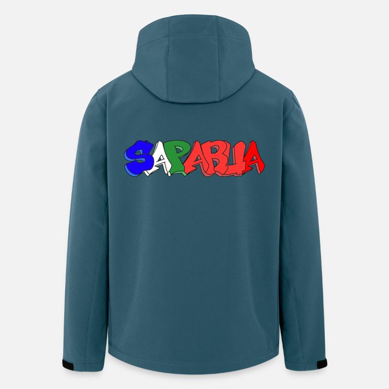 Saparua - Moluque 4 couleurs - Veste softshell homme en polyester recyclé Stanley/Stella - bleu pétrole foncé