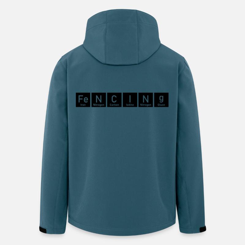 Fechten Periodensystem - Recycelte Männer Softshell-Jacke von Stanley/Stella - Dunkles Petrol