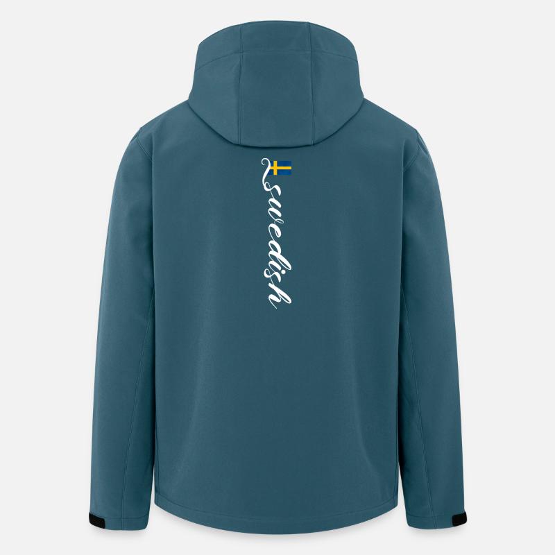 Schweden - Recycelte Männer Softshell-Jacke von Stanley/Stella - Dunkles Petrol