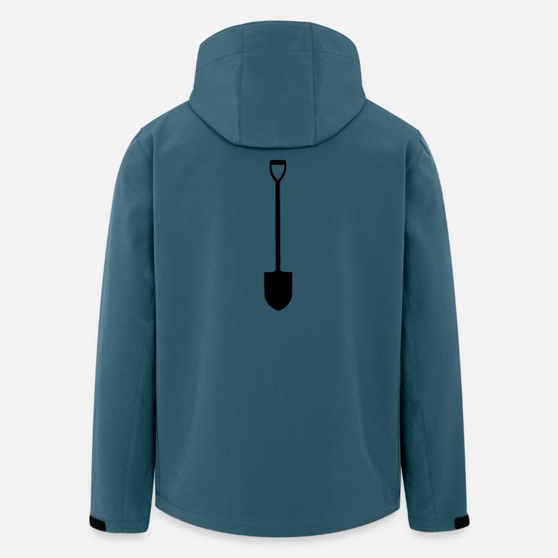Spaten - Recycelte Männer Softshell-Jacke von Stanley/Stella - Dunkles Petrol