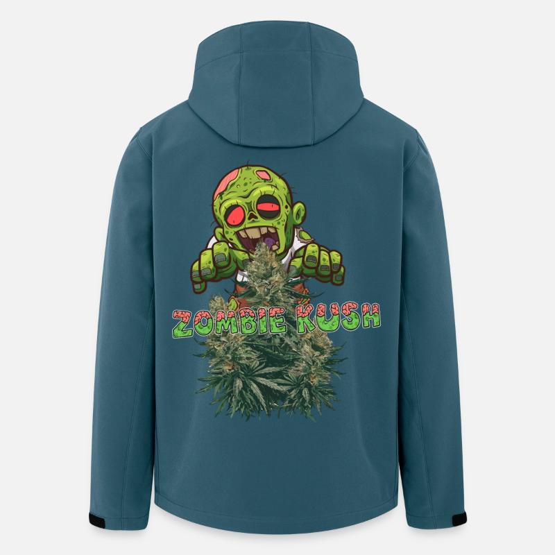 Zombie Kush - Recycelte Männer Softshell-Jacke von Stanley/Stella - Dunkles Petrol