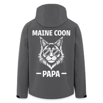 Maine Coon Saying Funny Maine Coon Gift - Men’s Recycled Softshell Jacket by Stanley/Stella - stargazer - Back - AI Model Male 185 light (185cm)