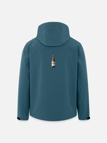 Bier - Recycelte Männer Softshell-Jacke von Stanley/Stella - Dunkles Petrol
