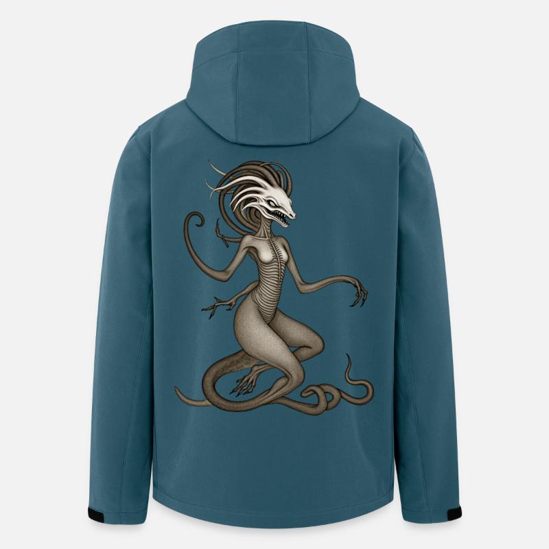 BUG #4 - dark hell - Veste softshell homme en polyester recyclé Stanley/Stella - bleu pétrole foncé