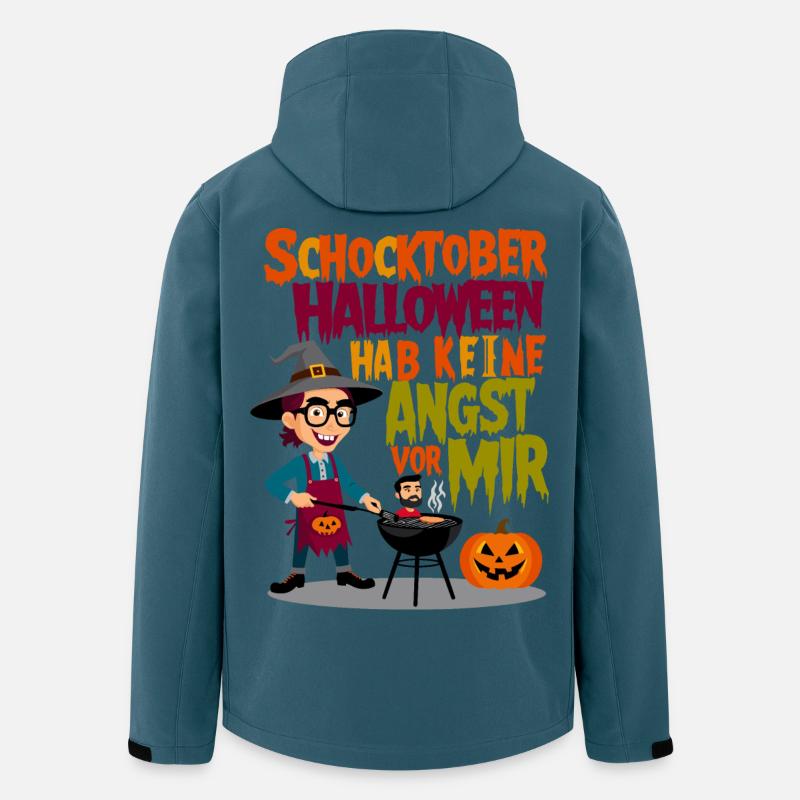 Schocktober Halloween - Recycelte Männer Softshell-Jacke von Stanley/Stella - Dunkles Petrol