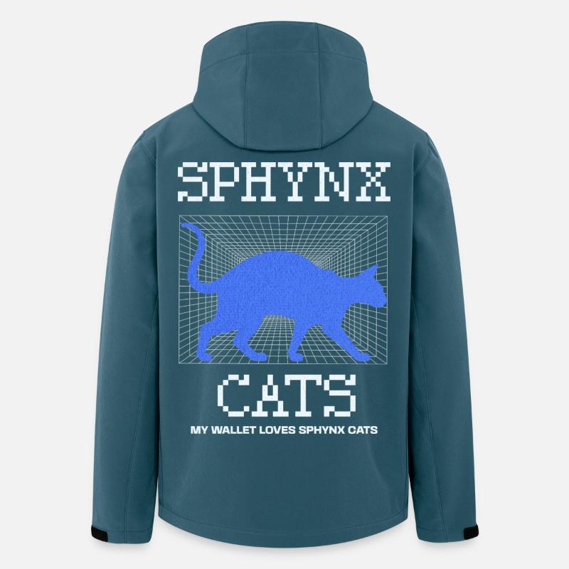 Hairless Sphynx Cat Funny  - Men’s Recycled Softshell Jacket by Stanley/Stella - stargazer