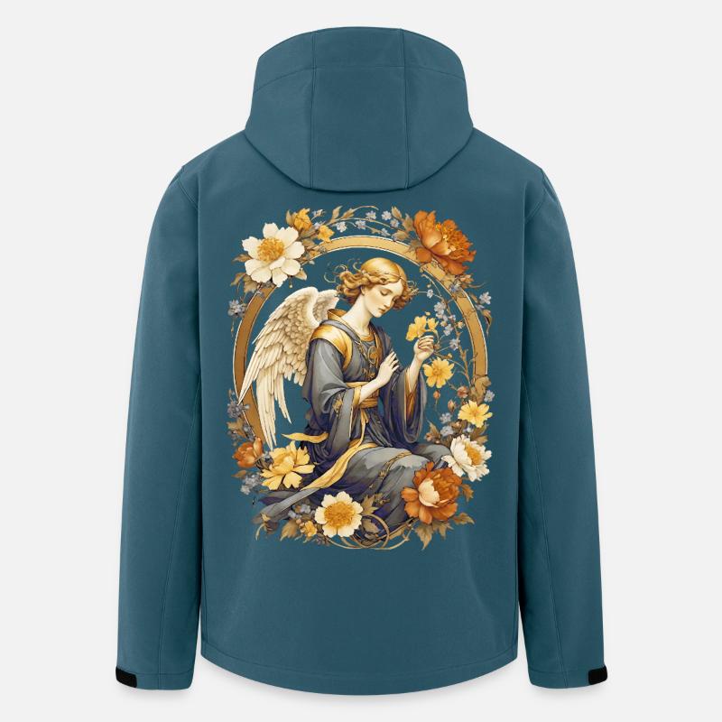 Engel - Recycelte Männer Softshell-Jacke Discoverer von Stanley/Stella - Dunkles Petrol