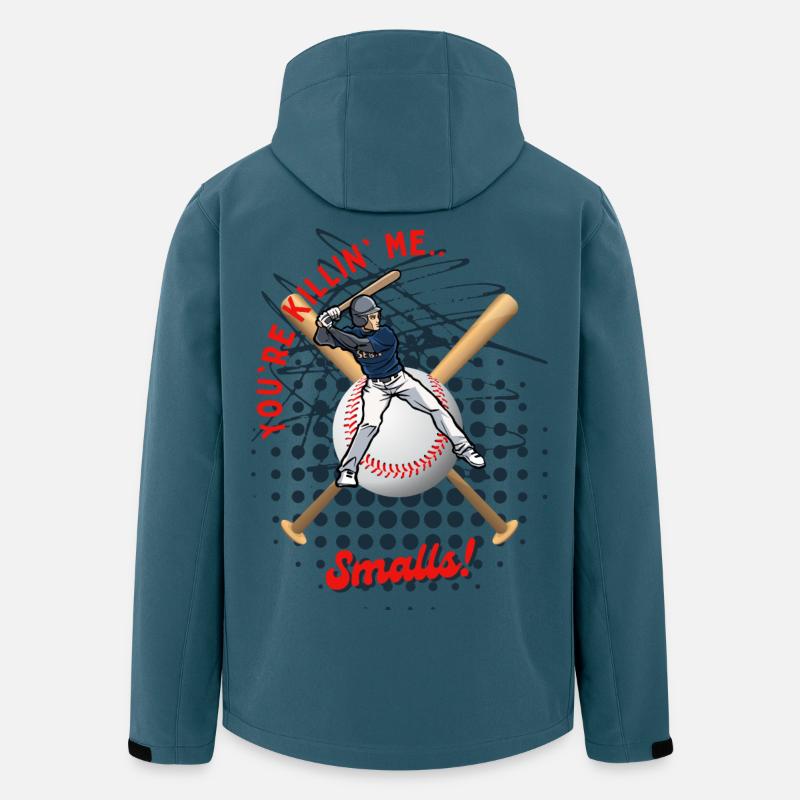 Baseball Batter with Playful Text - Men’s Recycled Softshell Jacket by Stanley/Stella - stargazer
