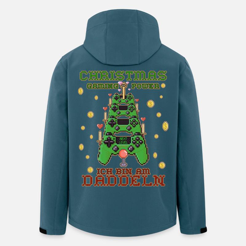 Gaming - Recycelte Männer Softshell-Jacke von Stanley/Stella - Dunkles Petrol