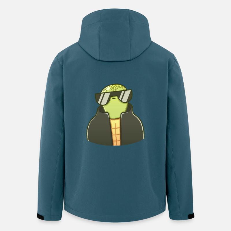 Ruhige Schildkröte - Recycelte Männer Softshell-Jacke von Stanley/Stella - Dunkles Petrol