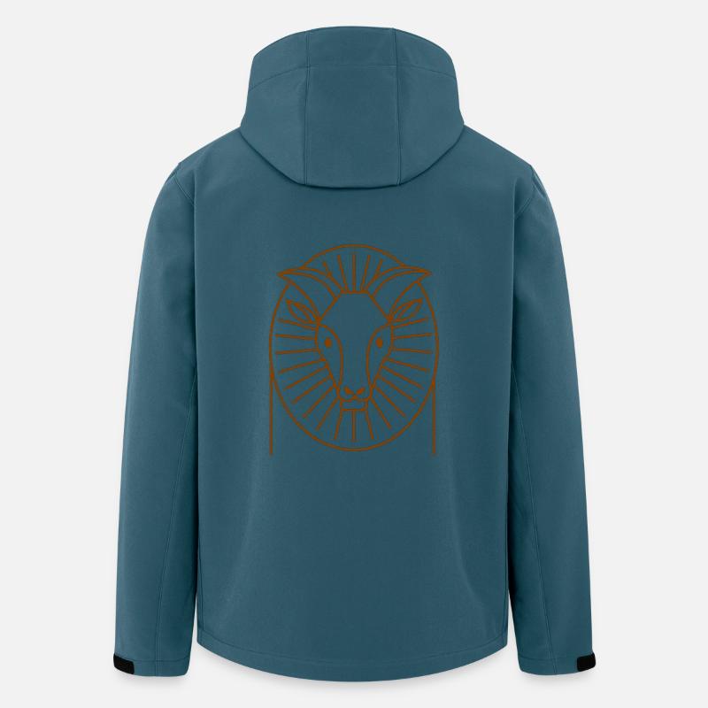 Himalaya-Tahr - Recycelte Männer Softshell-Jacke von Stanley/Stella - Dunkles Petrol