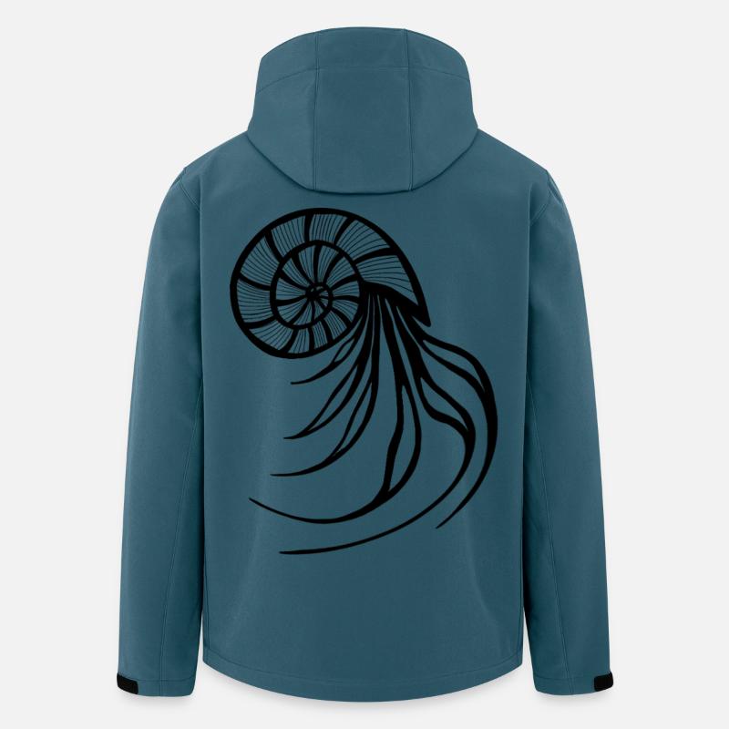 Nautilus - Recycelte Männer Softshell-Jacke von Stanley/Stella - Dunkles Petrol