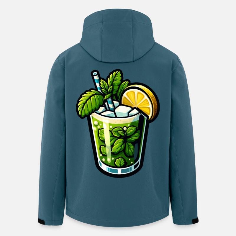 Mojito Cocktail Rum Lime Mint - Men’s Recycled Softshell Jacket by Stanley/Stella - stargazer