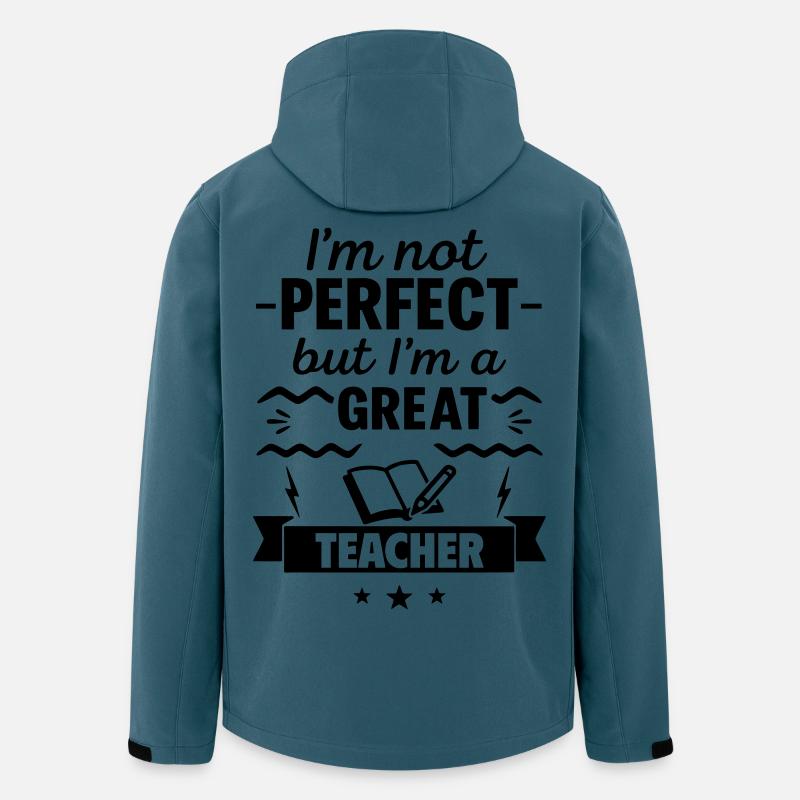 Not perfect but a great teacher - Men’s Recycled Softshell Jacket by Stanley/Stella - stargazer