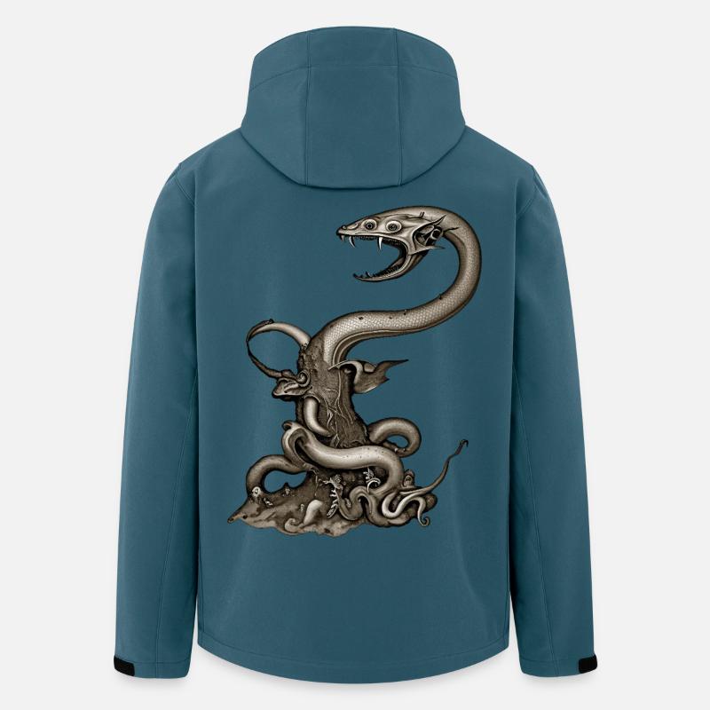 BUG #12 - dark hell - Veste softshell homme en polyester recyclé Stanley/Stella - bleu pétrole foncé