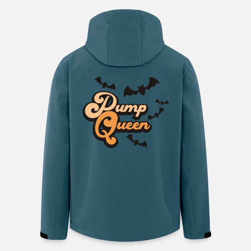 Pump Queen Bat Night - Recycelte Männer Softshell-Jacke von Stanley/Stella - Dunkles Petrol