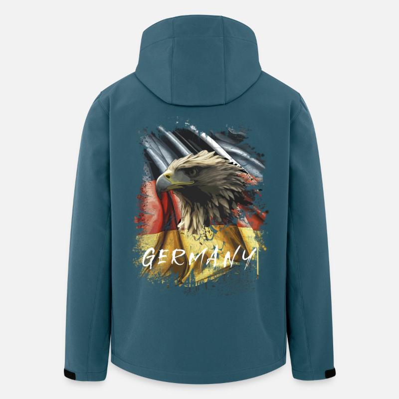 Germany Eagle Eagle Head Gift - Men’s Recycled Softshell Jacket by Stanley/Stella - stargazer