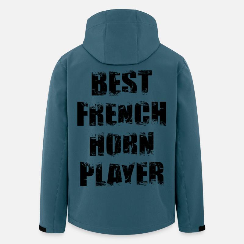 French horn player - Men’s Recycled Softshell Jacket Discoverer by Stanley/Stella - stargazer