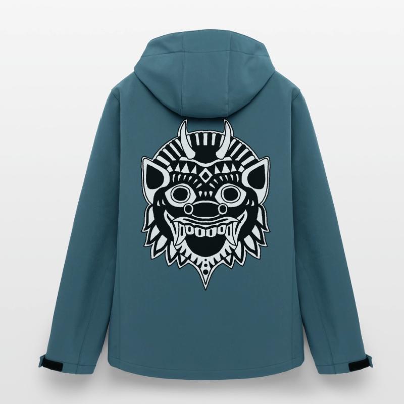 Drache oder Dämon? Recycelte Männer Softshell-Jacke von Stanley/Stella