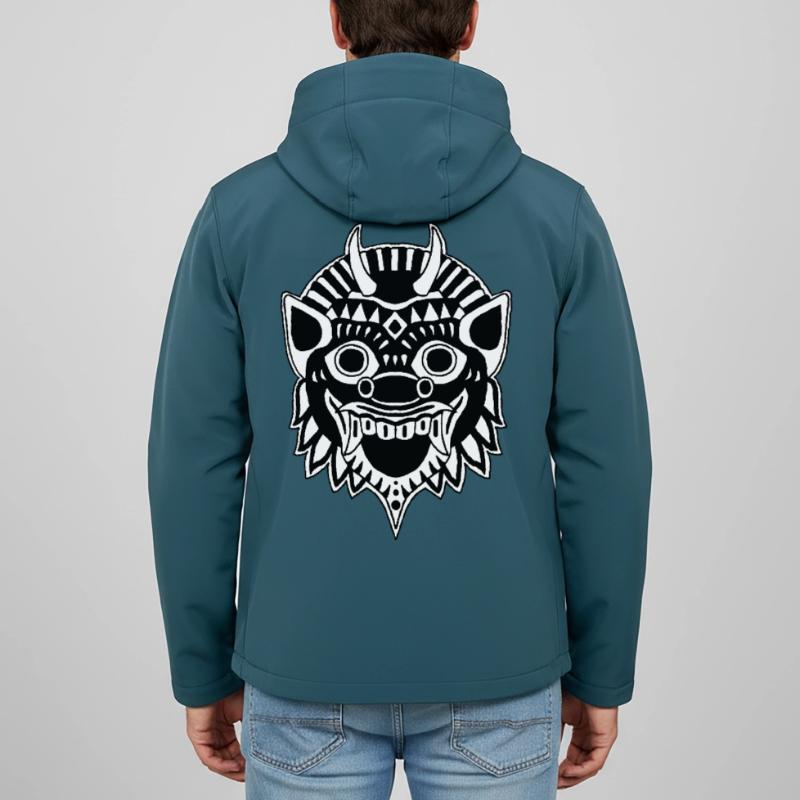 Drache oder Dämon? Recycelte Männer Softshell-Jacke von Stanley/Stella
