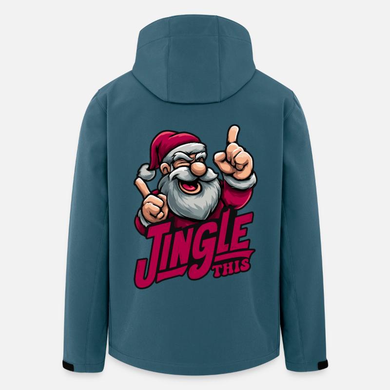 Jingle This - Veste softshell homme en polyester recyclé Stanley/Stella - bleu pétrole foncé