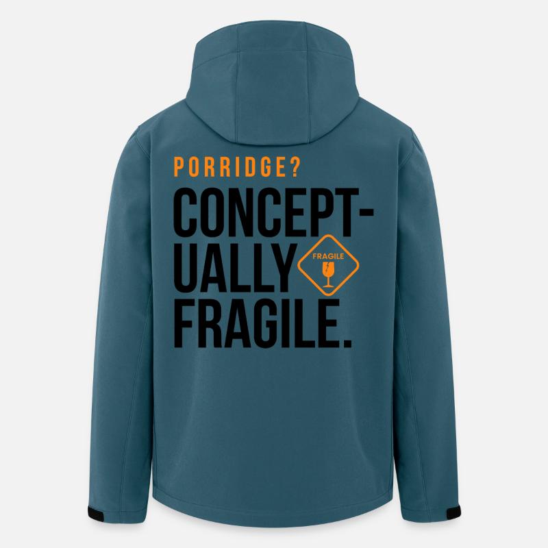 giudan  - Porridge - conceptually fragile - Recycelte Männer Softshell-Jacke von Stanley/Stella - Dunkles Petrol