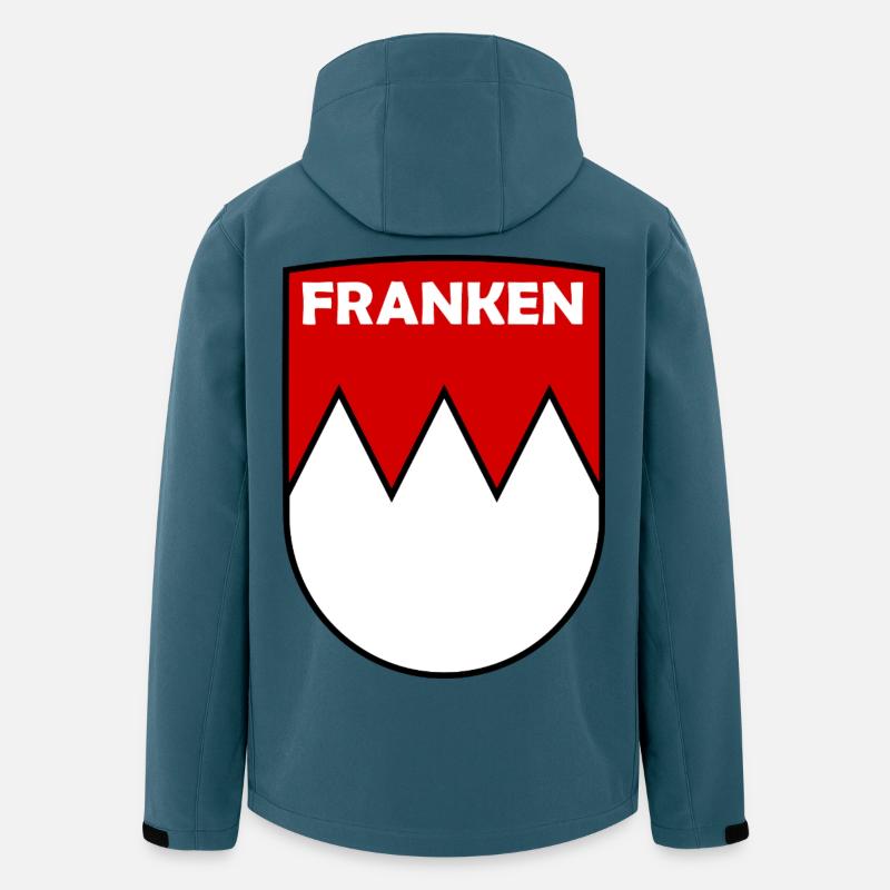 Franken Crest Logo - Men’s Recycled Softshell Jacket by Stanley/Stella - stargazer