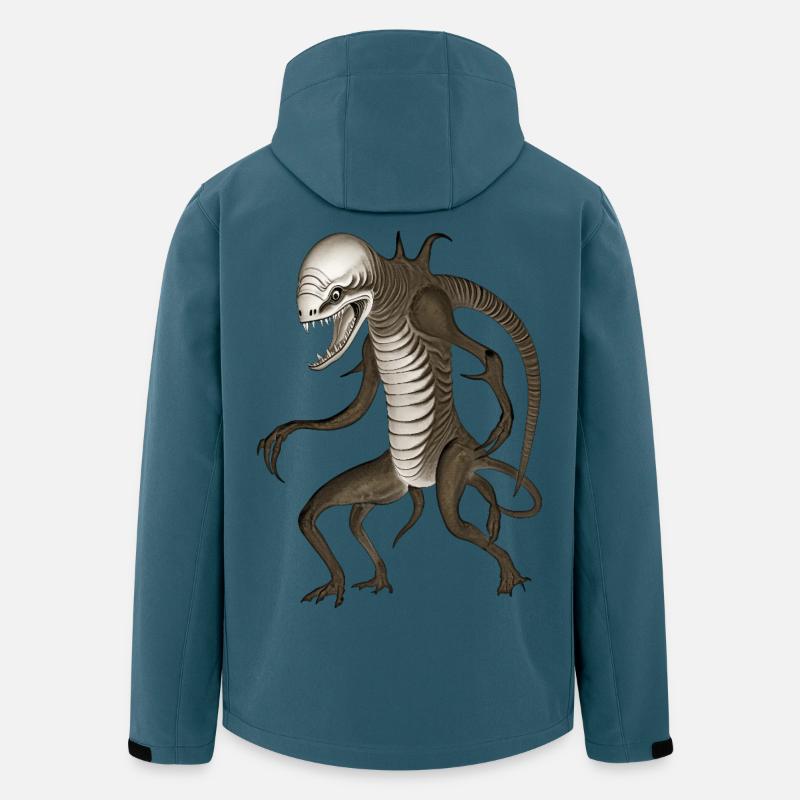 BUG #10 – dunkle Hölle - Recycelte Männer Softshell-Jacke von Stanley/Stella - Dunkles Petrol