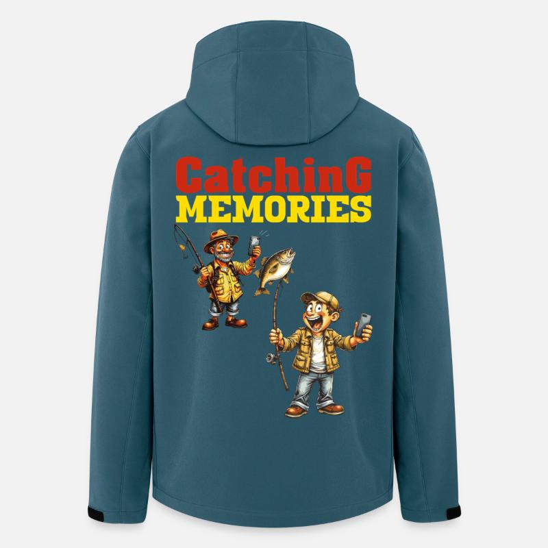 CaptureSouvenirs - Veste softshell homme en polyester recyclé Stanley/Stella - bleu pétrole foncé