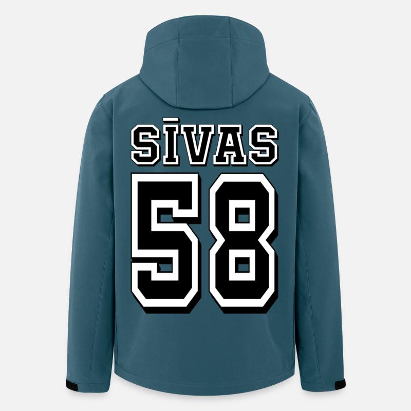 Sivas 58 - Recycelte Männer Softshell-Jacke von Stanley/Stella - Dunkles Petrol