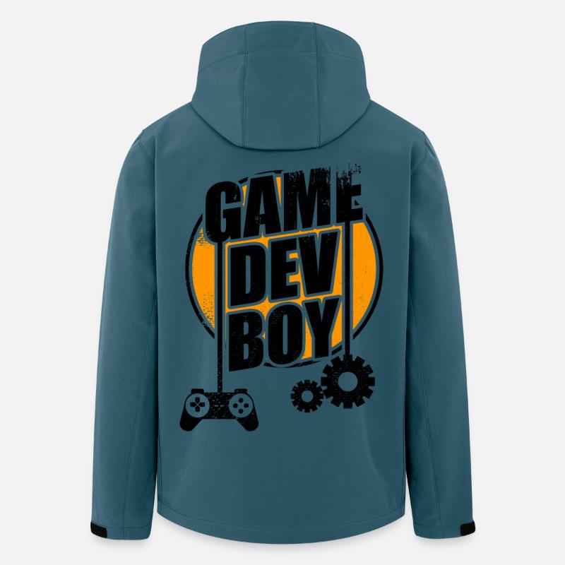 Game Dev Junge - Recycelte Männer Softshell-Jacke von Stanley/Stella - Dunkles Petrol