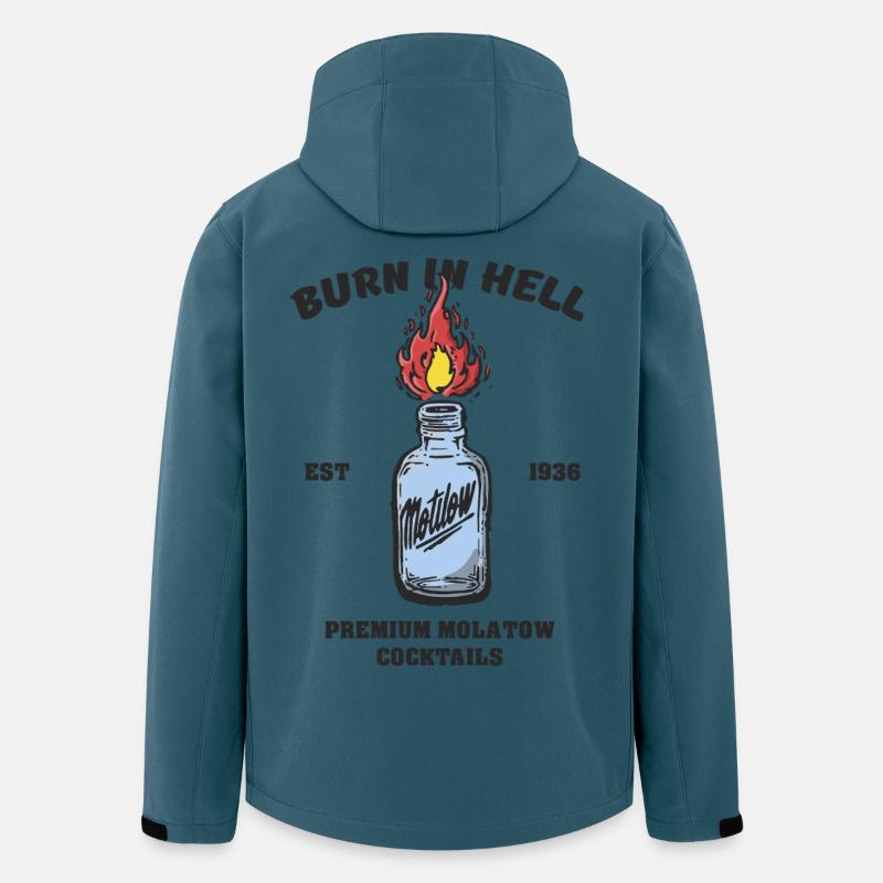 Motilow - Recycelte Männer Softshell-Jacke von Stanley/Stella - Dunkles Petrol