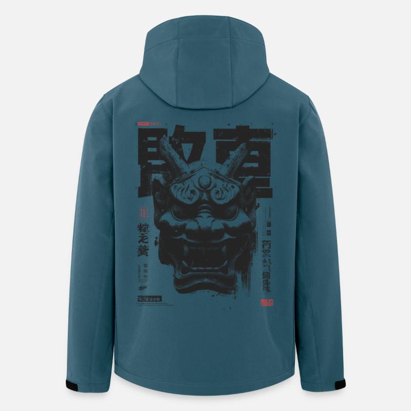 Oni MAsk - Recycelte Männer Softshell-Jacke von Stanley/Stella - Dunkles Petrol
