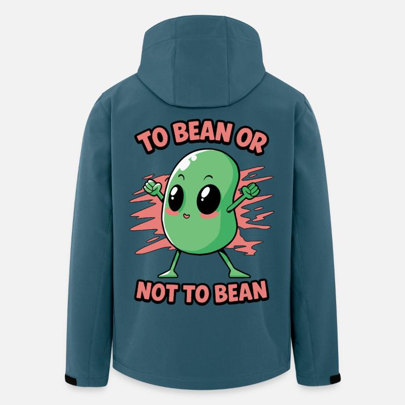 Bohne oder nicht Bohne - Recycelte Männer Softshell-Jacke Discoverer von Stanley/Stella - Dunkles Petrol