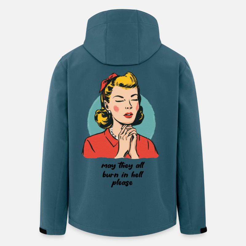 Mögen sie alle... - Recycelte Männer Softshell-Jacke von Stanley/Stella - Dunkles Petrol