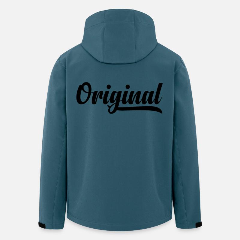 original - Recycelte Männer Softshell-Jacke von Stanley/Stella - Dunkles Petrol