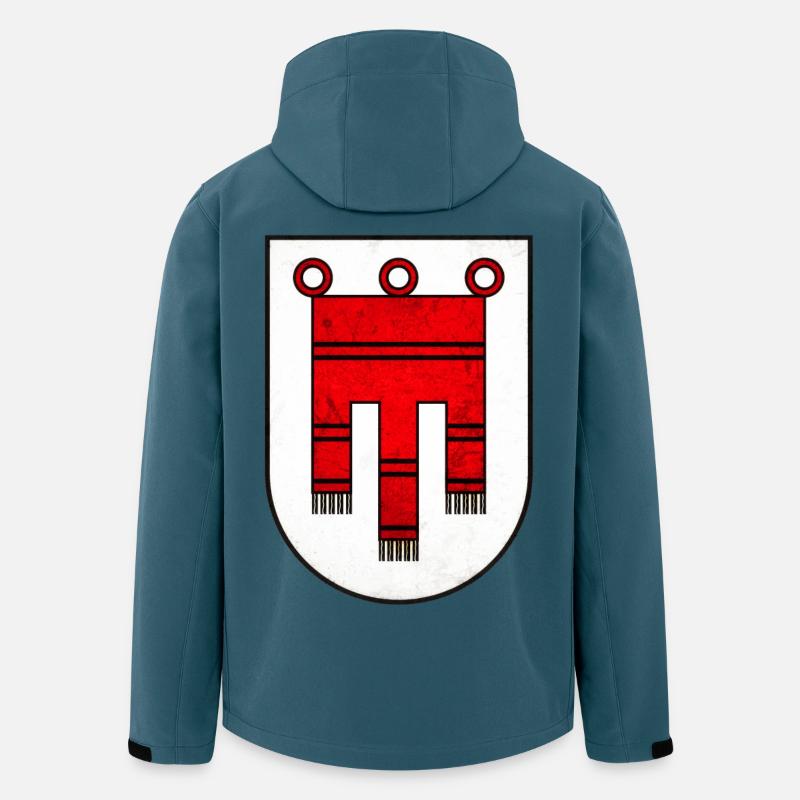 Vorarlberg - Österreich - Recycelte Männer Softshell-Jacke von Stanley/Stella - Dunkles Petrol