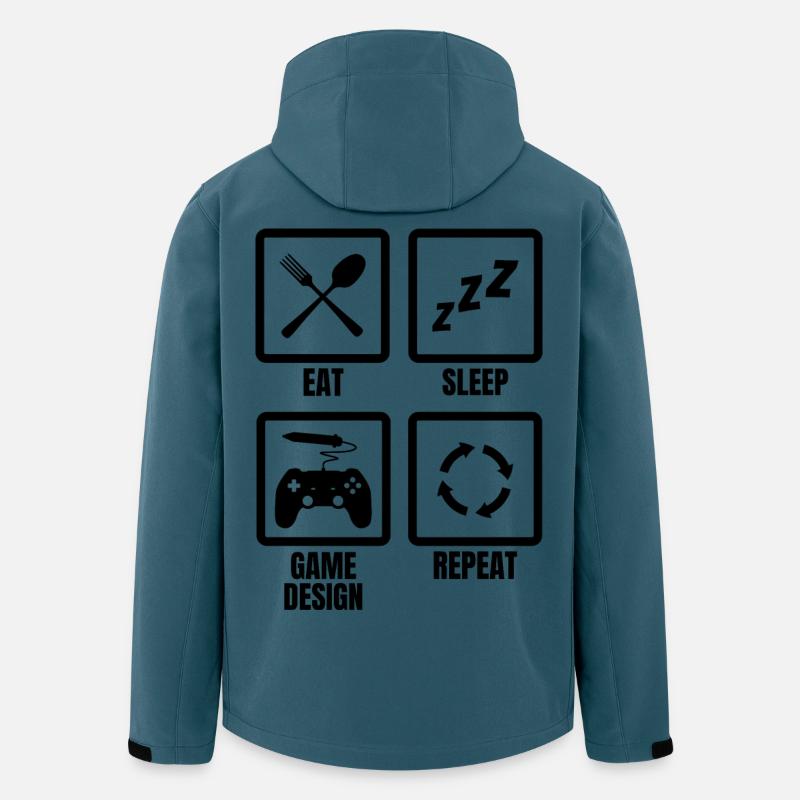 Game Design Routine - Men’s Recycled Softshell Jacket by Stanley/Stella - stargazer