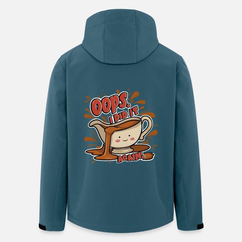 Gravy Boat Mishap - Recycelte Männer Softshell-Jacke von Stanley/Stella - Dunkles Petrol