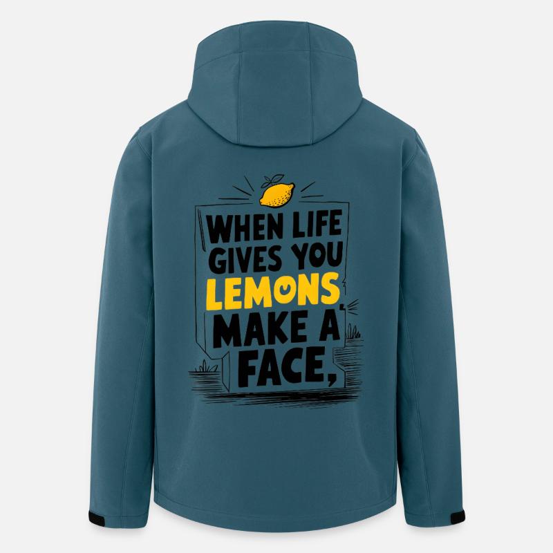 Make a Face - Men’s Recycled Softshell Jacket by Stanley/Stella - stargazer