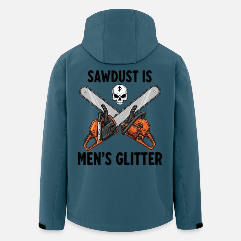 Sägespäne sind  Männerglitzer - Recycelte Männer Softshell-Jacke von Stanley/Stella - Dunkles Petrol