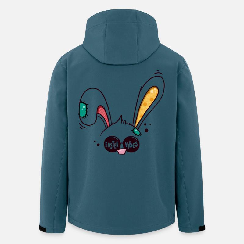 Oster Vibes Osterhase - Recycelte Männer Softshell-Jacke von Stanley/Stella - Dunkles Petrol