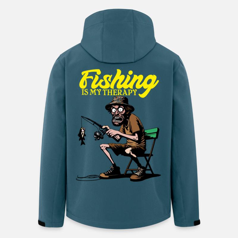 FishingTherapy - Men’s Recycled Softshell Jacket by Stanley/Stella - stargazer