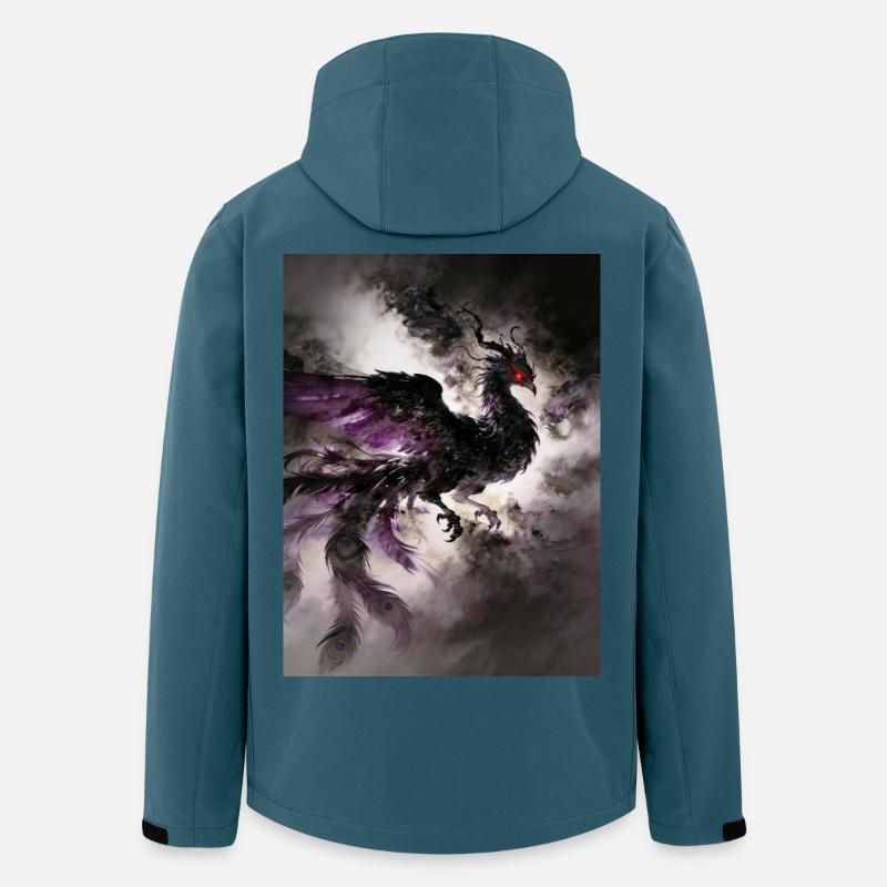 Le Crépuscule du Phénix Noir : Éclipse - Veste softshell homme en polyester recyclé Stanley/Stella - bleu pétrole foncé