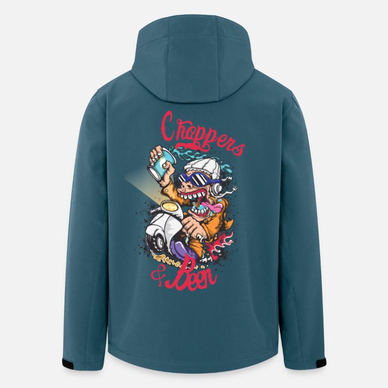 Choppers Crew Monkey Scooter - Men’s Recycled Softshell Jacket by Stanley/Stella - stargazer