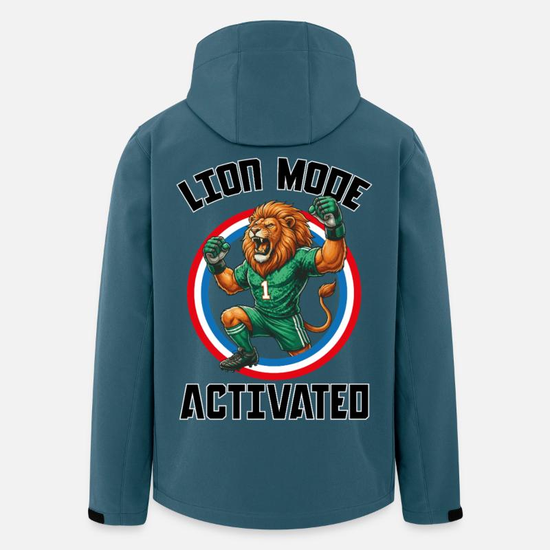 LionModeA - Recycelte Männer Softshell-Jacke von Stanley/Stella - Dunkles Petrol