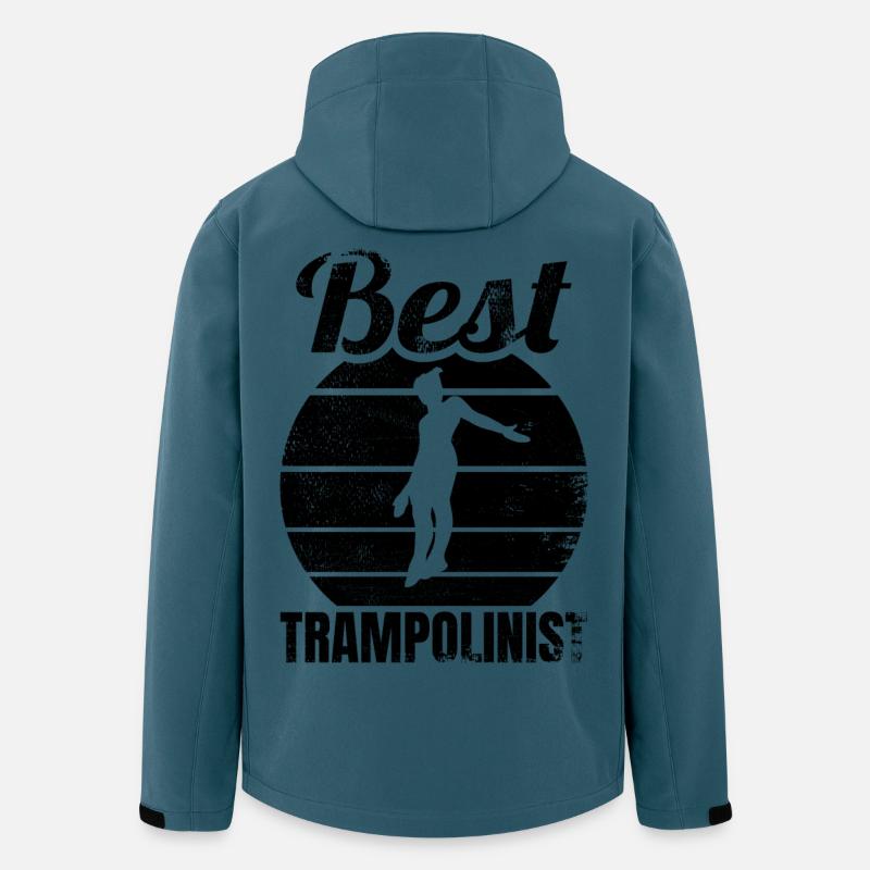 Bester Trampolinspringer - Recycelte Männer Softshell-Jacke von Stanley/Stella - Dunkles Petrol