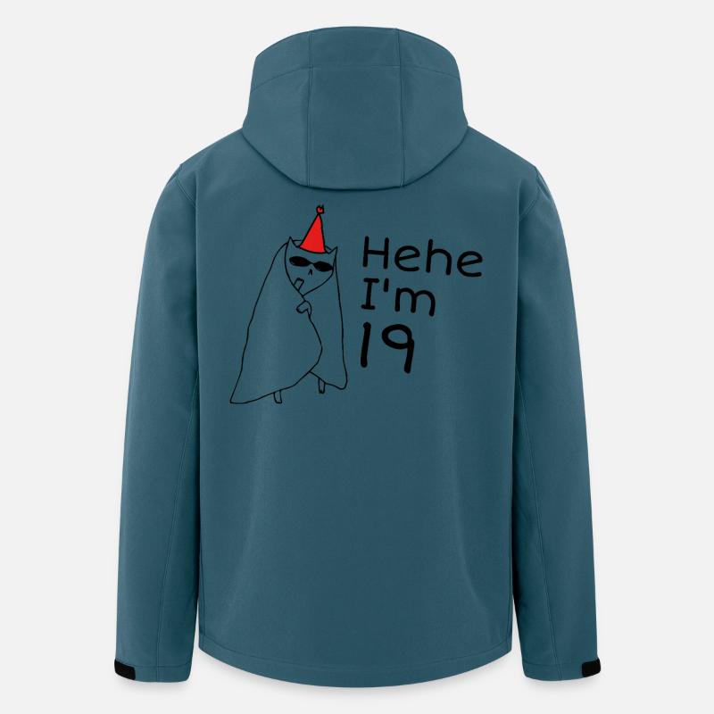 19-jähriges Jubiläumsgeschenk – 19-jähriges Jubiläumsgeschenk - Recycelte Männer Softshell-Jacke von Stanley/Stella - Dunkles Petrol